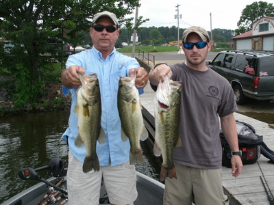 A couple of 4&5 pound summer bass!