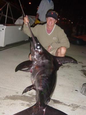 One of Brooke's swordfish