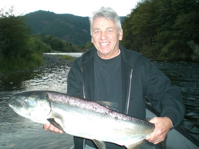 Trinity River Salmon Fishing - Caught  August 18, 2009