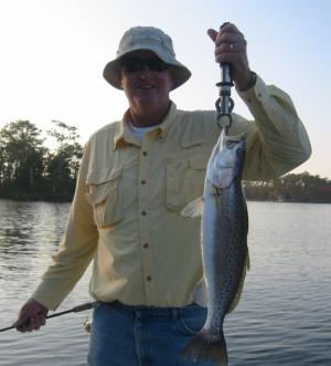 4 and 1/2 pound speck on spinning tackle