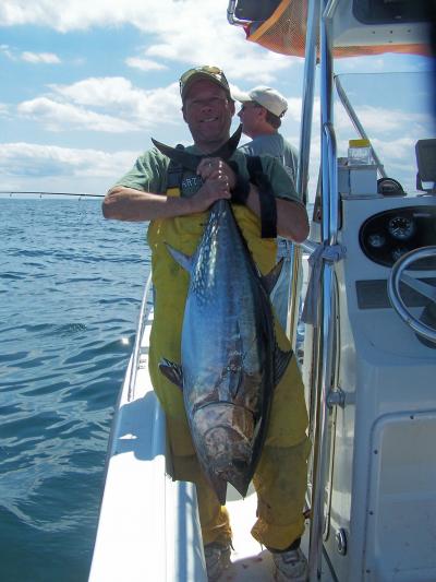 Jim T with 50lb bluefin