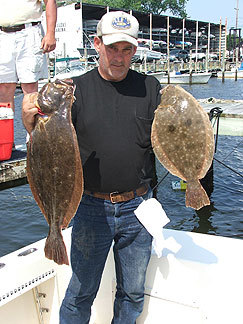 Wayne Willert with 9lb.9oz Fluke