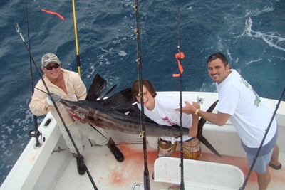 Jake's first sailfish
